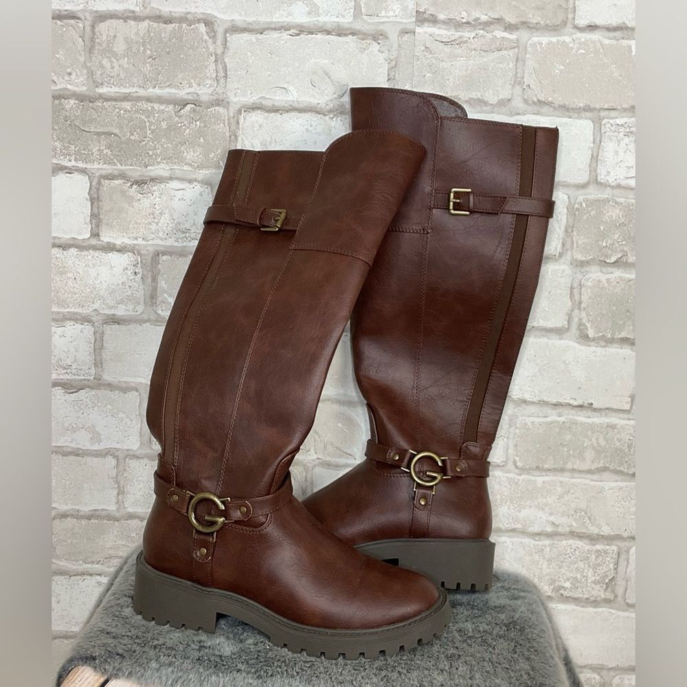 Brown Knee-High Boots Size 7.5